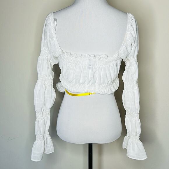 Princess Polly White Jolee Crop Top - Picture 9 of 9